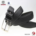 Black leather belt proveedor en alibaba / correa fabricante en china